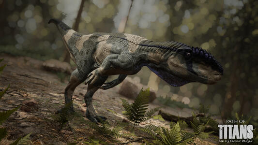 &quot;Streaked&quot; Metriacanthosaurus